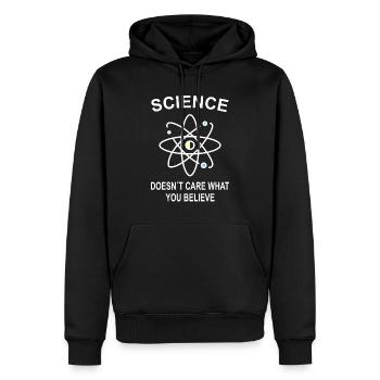 Science Physics Science Gift Idea - Men’s Premium Organic Hoodie - black - Front - Nico (187cm)
