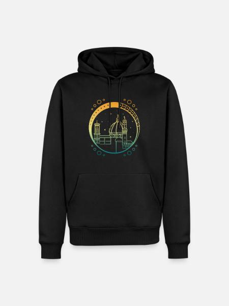 Florence - Men’s Premium Organic Hoodie - black