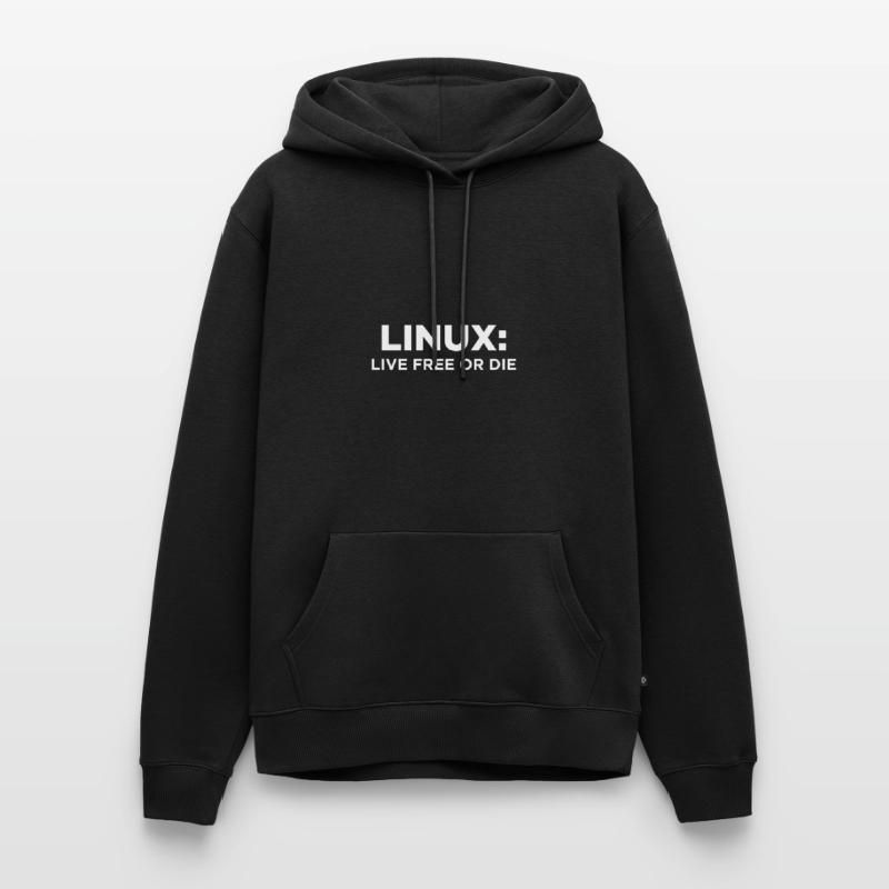 Geek Linux saying computer scientist IT nerd Men’s Premium Organic Hoodie