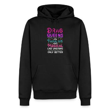 Drag Queen Gifts Drag Performer - Männer Premium Bio Hoodie - Schwarz - Vorne - Nico (187cm)