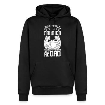 Hufschmied Hufeisen Schmied Hufwerkzeuge Hufe - Männer Premium Bio Hoodie - Schwarz - Vorne - Nico (187cm)