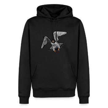 Falknerei Greifvogel Geschenk für Falken Freunde - Männer Premium Bio Hoodie - Schwarz - Vorne - Nico (187cm)