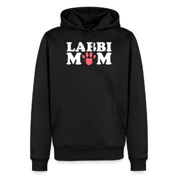 Labbi Mom Labrador Retriever Mama Mum Mummy Mutter - Männer Premium Bio Hoodie - Schwarz - Vorne - Nico (187cm)