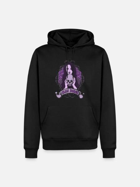 Dark Goth Man Down Vampir Mädchen Nasenring - Männer Premium Bio Hoodie - Schwarz