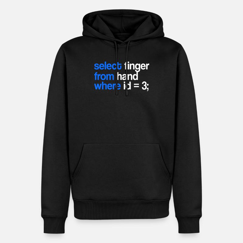 Informatiker Hardware Software Geschenk - Männer Premium Bio Hoodie - Schwarz