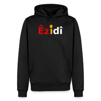 Ezidi mit yezidi Flagge - Männer Premium Bio Hoodie - Schwarz - Vorne - Nico (187cm)