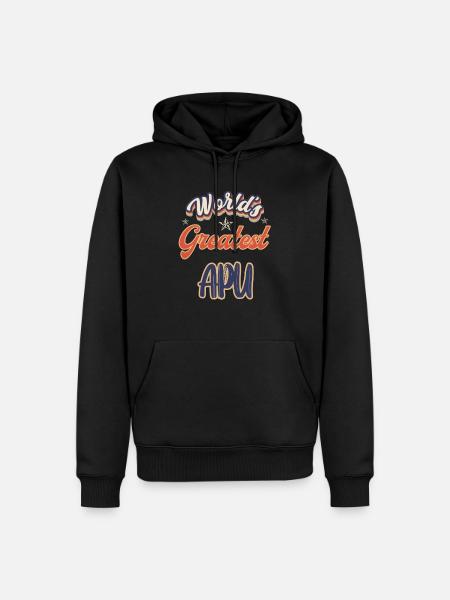 WORLDS GREATEST APU - Men’s Premium Organic Hoodie - black