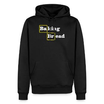 Brotbacken Lustig - Männer Premium Bio Hoodie - Schwarz - Vorne - Nico (187cm)