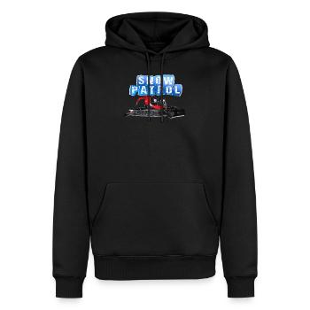 Snow Groomer - Männer Premium Bio Hoodie - Schwarz - Vorne - Nico (187cm)