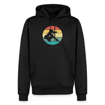 Photography Photographer Woman Retro Vintage Gift - Männer Premium Bio Hoodie - Schwarz - Vorne - Nico (187cm)