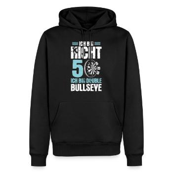 50. Geburtstag Angler Vintage 50 Jahre - Männer Premium Bio Hoodie - Schwarz - Vorne - Nico (187cm)