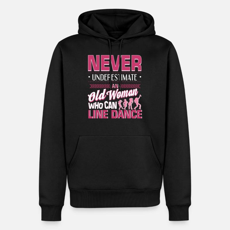 Linedance Western Riverdance Tanzen Geschenkidee - Männer Premium Bio Hoodie - Schwarz