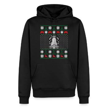 Nakatomi Plaza Christmas Party 1988 Ugly Christmas - Men’s Premium Organic Hoodie - black - Front - Nico (187cm)