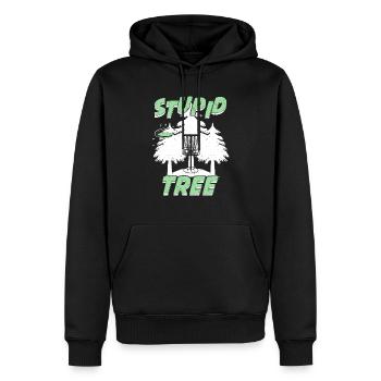 Lustiges Discgolf Discgolfer Geschenk - Männer Premium Bio Hoodie - Schwarz - Vorne - Nico (187cm)