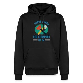 klempner lustige Geschenkidee für Installateur - Männer Premium Bio Hoodie - Schwarz - Vorne - Nico (187cm)