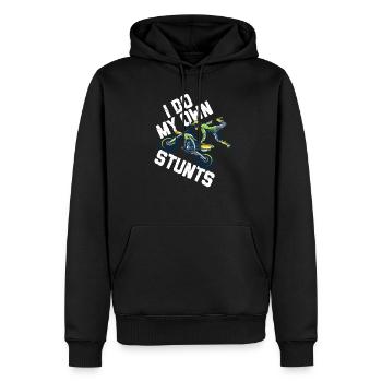 Motocross motocross enfants motocross machine - Sweat à capuche Premium bio Homme - noir - Devant - Nico (187cm)