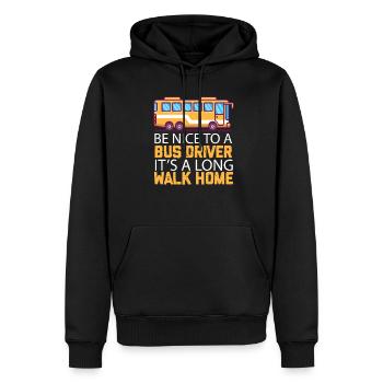 Bus Busfahrer Schulbus Busfahrer Hemd Busse - Männer Premium Bio Hoodie - Schwarz - Vorne - Nico (187cm)