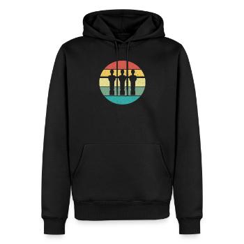 Foosball Table Soccer Hobby Passion Gift - Männer Premium Bio Hoodie - Schwarz - Vorne - Nico (187cm)