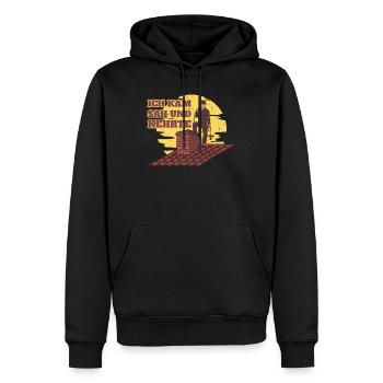 Schornsteinfeger Kaminkehrer ist ein Glücksbringer - Männer Premium Bio Hoodie - Schwarz - Vorne - Nico (187cm)