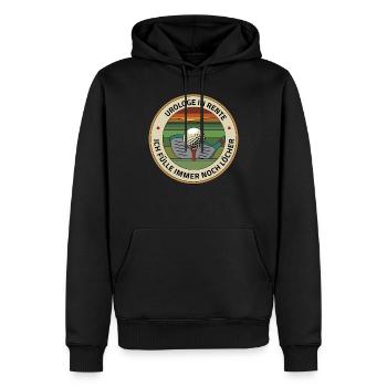Urologe Golf Rente Golfer Golfplatz füllt Löcher - Männer Premium Bio Hoodie - Schwarz - Vorne - Nico (187cm)