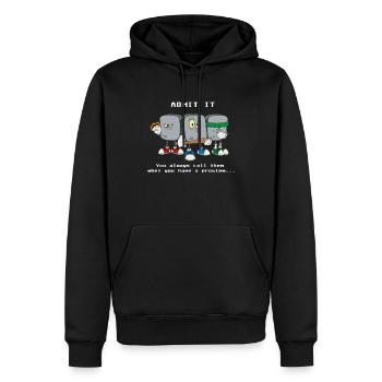 Informatiker Programmierer Strg Alt Entf Computer - Männer Premium Bio Hoodie - Schwarz - Vorne - Nico (187cm)