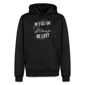 Drag Racing Beschleunigungsrennen Dragsterrennen - Männer Premium Bio Hoodie - Schwarz - Vorne - Nico (187cm)