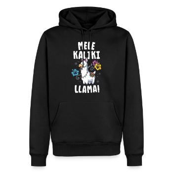 Chemise Mele Kalikimaka pour femme Hawaiian Xmas - Sweat à capuche Premium bio Homme - noir - Devant - Nico (187cm)