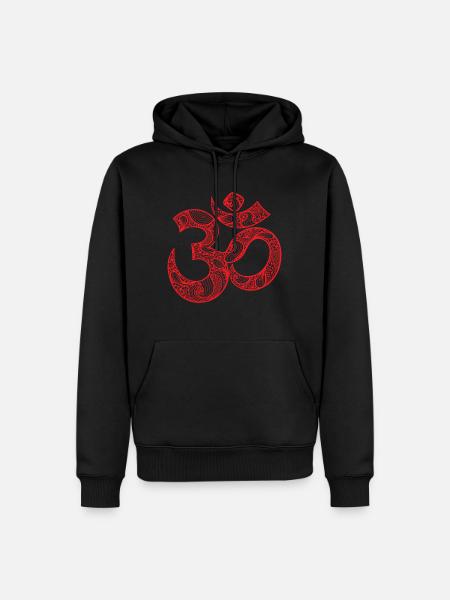 Buddhismus Zen Symbol GOA Techno - Männer Premium Bio Hoodie - Schwarz