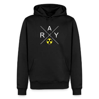 X-Ray - Radiologist & Radiographer Gift - Men’s Premium Organic Hoodie - black - Front - Nico (187cm)