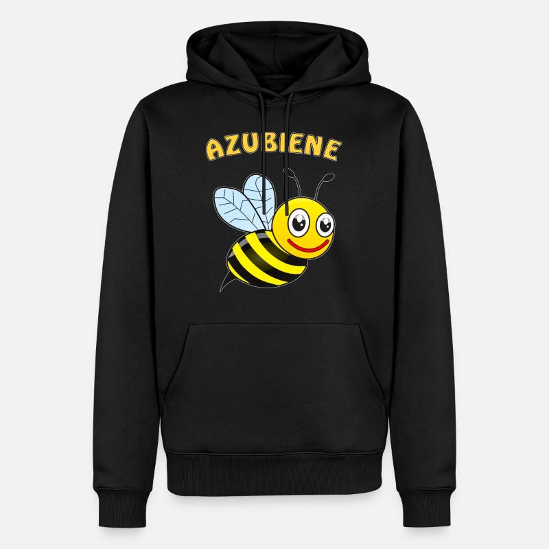BIENE AZUBIENE - Männer Premium Bio Hoodie - Schwarz