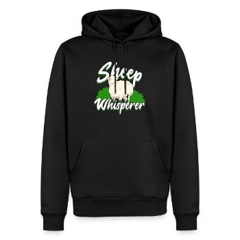 Sheep Sheep Herd Animal Keeper Shepherd Gift - Men’s Premium Organic Hoodie - black - Front - Nico (187cm)