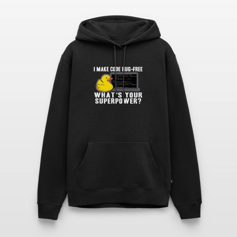 Programmierer Ente Programmieren Debugging Lustig Männer Premium Bio Hoodie