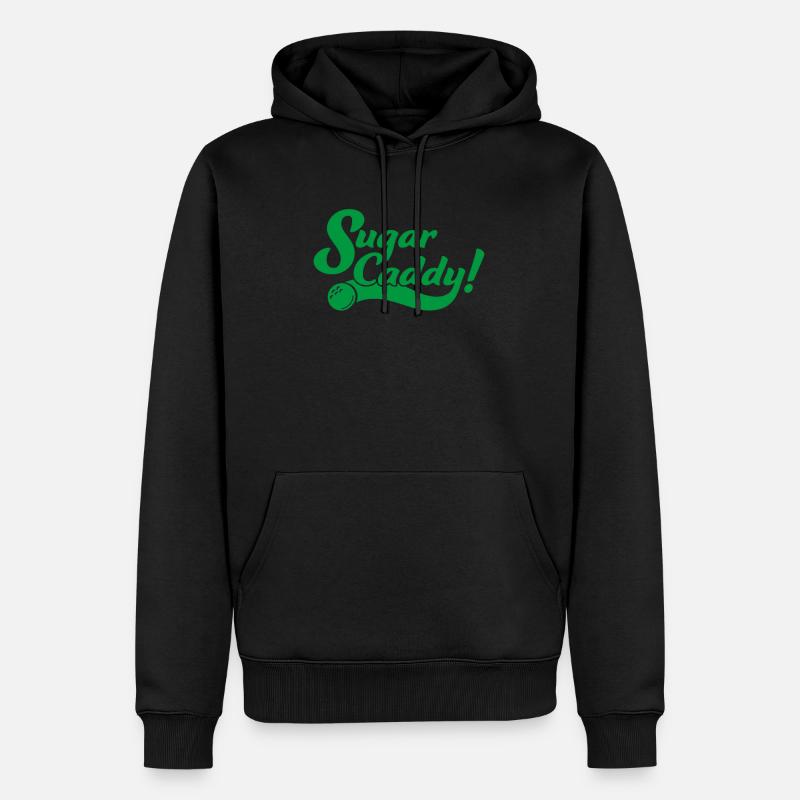 Suagr Caddy Golf Golfplatz - Männer Premium Bio Hoodie - Schwarz