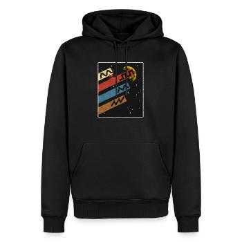 Synthétiseur ADSR Synth Analog Modular Eurorack - Sweat à capuche Premium bio Homme - noir - Devant - Nico (187cm)