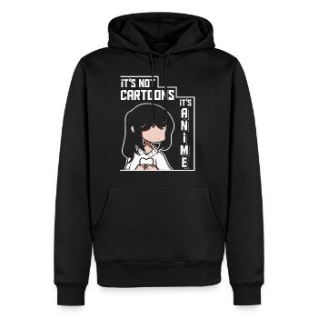 Anime Manga Kosplay für Anime-Liebhaber - Männer Premium Bio Hoodie - Schwarz - Vorne - Nico (187cm)