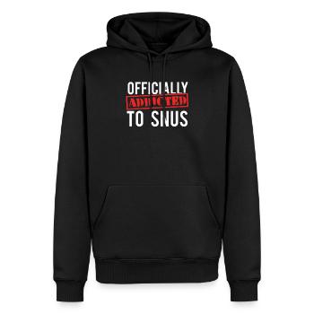 Snus rauchfrei Nichtraucher Nikotin Antiraucher - Männer Premium Bio Hoodie - Schwarz - Vorne - Nico (187cm)