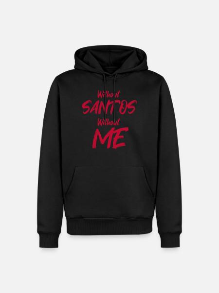 Santos - Men’s Premium Organic Hoodie - black