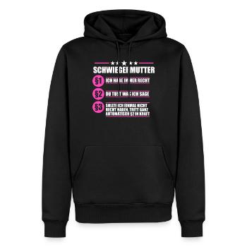 Schwiegermutter Schwiegereltern Schwiegermama Lust - Männer Premium Bio Hoodie - Schwarz - Vorne - Nico (187cm)