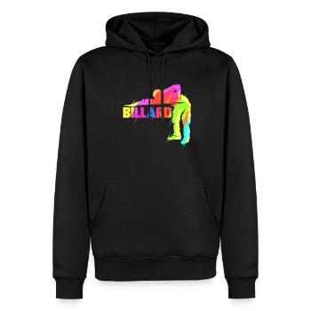 Snooker Billiards Billiards Player Gift - Men’s Premium Organic Hoodie - black - Front - Nico (187cm)