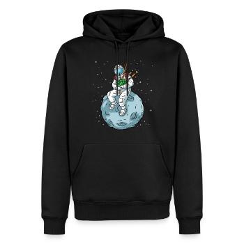Cornemuse chemise astronaute cornemuse cornemuse - Sweat à capuche Premium bio Homme - noir - Devant - Nico (187cm)