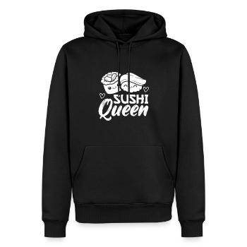 Sushi - Männer Premium Bio Hoodie - Schwarz - Vorne - Nico (187cm)