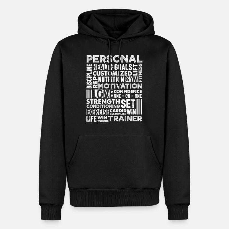 Personal Trainer Proud Personal Trainer - Sweat à capuche Premium bio Homme - noir