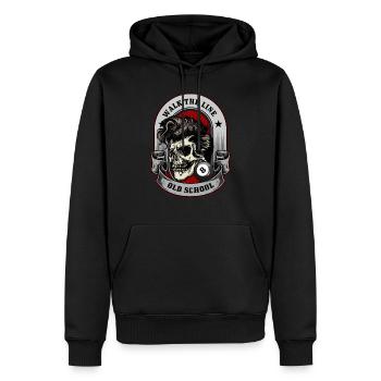 Rocker Rockmusiker Rock Geschenk - Männer Premium Bio Hoodie - Schwarz - Vorne - Nico (187cm)