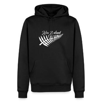 Neuseeland Lustiges Geschenk für Neuseeländer - Männer Premium Bio Hoodie - Schwarz - Vorne - Nico (187cm)