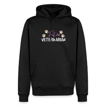 Tierarzt Tierarzt Geschenke Tiere Tierarztpraxis - Sweat à capuche Premium bio Homme - noir - Devant - Nico (187cm)