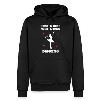 Ballet Dancer Dancing For Woman Girl Gift - Männer Premium Bio Hoodie - Schwarz - Vorne - Nico (187cm)