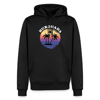Plongée à Hurghada en Egypte - Sweat à capuche Premium bio Homme - noir - Devant - Nico (187cm)