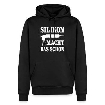 Handwerker Installateur Klempner Schlosser Witze - Männer Premium Bio Hoodie - Schwarz - Vorne - Nico (187cm)