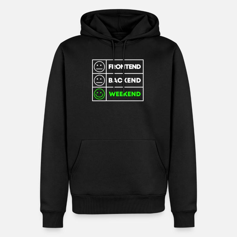 Programmierer Geschenk für Informatiker und Coder - Männer Premium Bio Hoodie - Schwarz