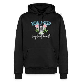 Ergotherapeut Koali-fied Occupational Therapist - Männer Premium Bio Hoodie - Schwarz - Vorne - Nico (187cm)